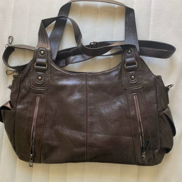Handbags - Brown Leather Shoulder Bag